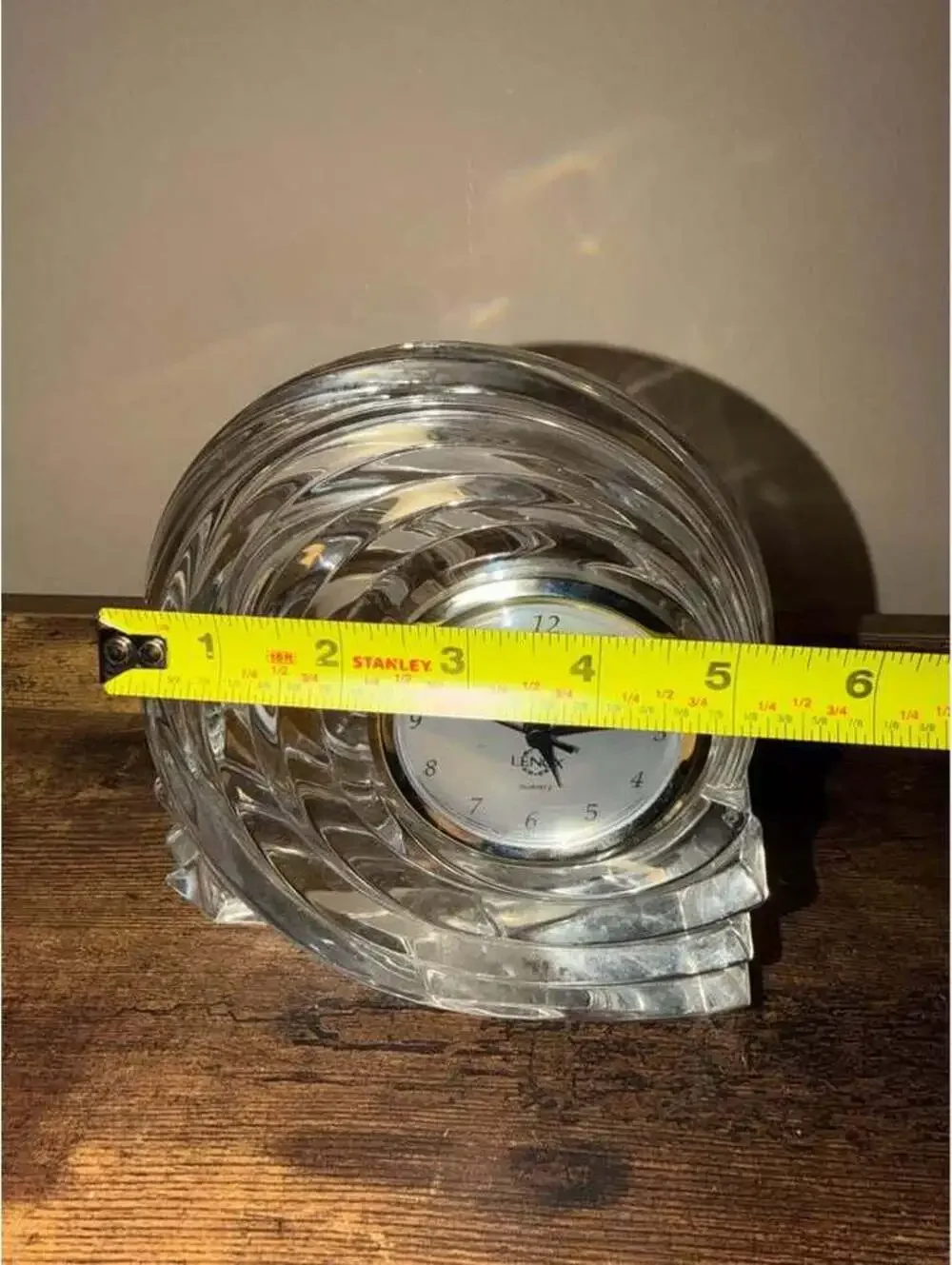 Lenox Crystal Desk‎ Clock